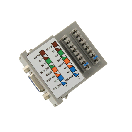 LEVITON WALLPLATES MOS VGA MON GY 41295-VMG